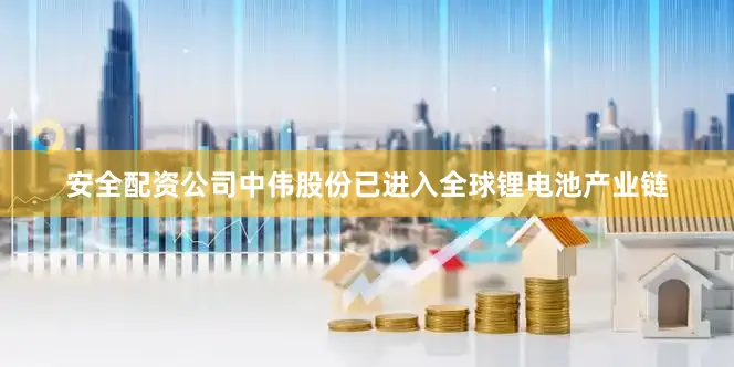 安全配资公司中伟股份已进入全球锂电池产业链